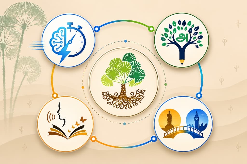 Araneri palm tree and initiatives infographic